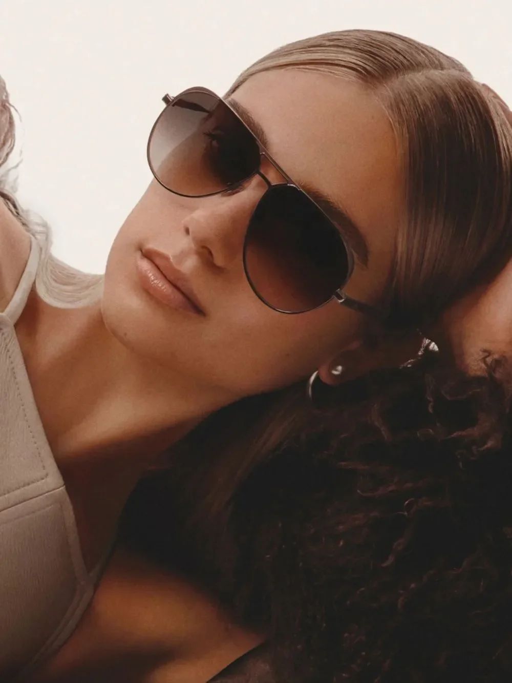 QUAY Open Tab Aviator style Sunglasses NWT
